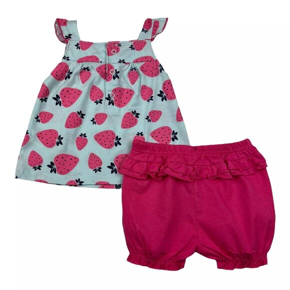 Child of Mine by Carters Baby Girls Shorts Bodysuit-Dress Outfit Sz 3-12 Months - Picture 3 of 4